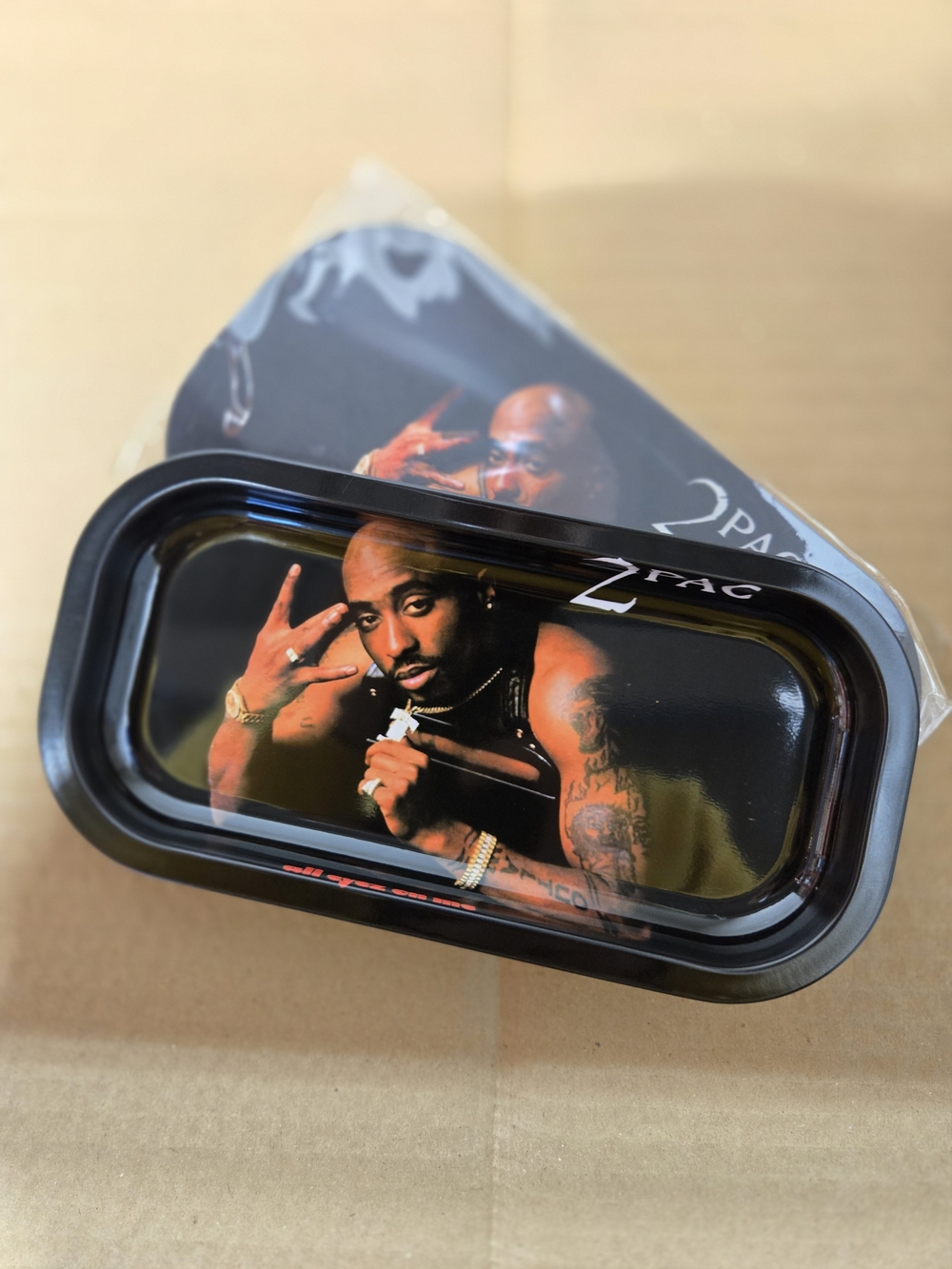 Backwoods 2PAC Premium Rolling Tray With Magnetic Lid NEW/ SMALL metal